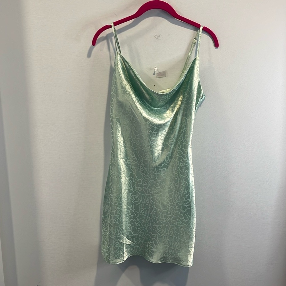 Nasty Gal Mint Green mini dress 10 NWT